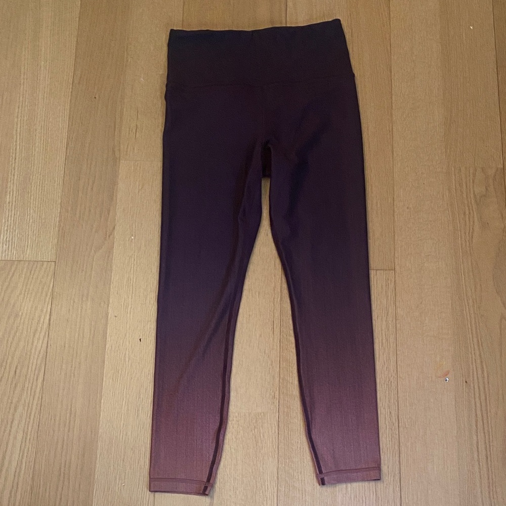 Athleta Purple Ombre Leggings